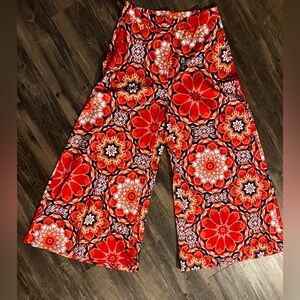 SHEIN Floral Print Hight Waisted, Wide Leg Pant
